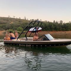 Big Air Cuda tower - 1981 Mastercraft Stars and Stripes - Black Aluminum - wakeboard tower