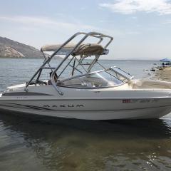 Big Air Cuda tower - Maxum 1800 SR - Polished Aluminum - wakeboard tower