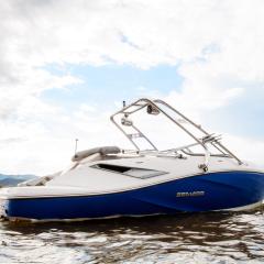 Big Air Cuda tower - 2012 Seadoo Challenger 210 SE - Polished Aluminum - Wakeboard tower