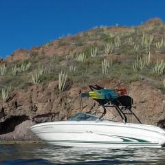 Big Air Cuda - SeaRay- 2000 - 210 - Black Aluminum