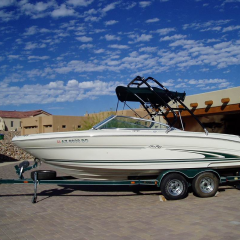 Big Air Cuda Tower - SeaRay - black - aluminium - wakeboard tower