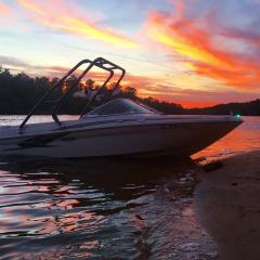 Big Air Cuda tower - SeaRay - Black Aluminum - wakeboard tower (2)