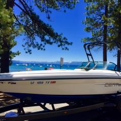 Big Air Cuda tower - 2003 Ski Centurion Tsunami - Black Aluminum - wakeboard tower (2)