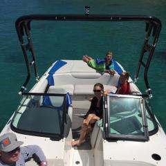 Big Air Cuda tower - 2003 Ski Centurion Tsunami - Black Aluminum - wakeboard tower (3)