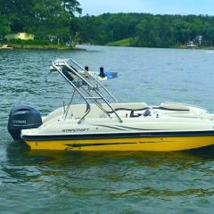 Big Air Cuda - 2015 Starcraft Limited 2000 - Polished Aluminum - Wakeboard tower