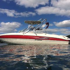 Big Air Cuda Tower - 2011 Stingray 225LR - Polished Aluminum - Wakeboard tower (1)