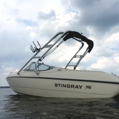 Big Air Cuda tower - 1996 Stingray - 586ZP - Polished Aluminum - Wakeboard tower