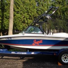Big Air Cuda Tower - Supra - reverse mounted - black - aluminium - wakeboard tower