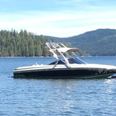 Big Air Cuda tower - 2001 Supra Santera - Polished Aluminum-wakeboard tower (2)