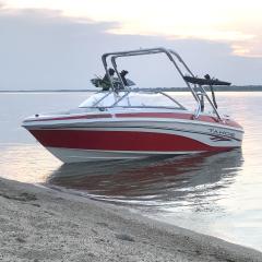 Big Air Cuda Tower - 2005 Tahoe Q5 - Polished Aluminum - Wakeboard Tower