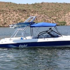 Big Air Cuda Tower - Tige' - polished - aluminium - wakeboard tower