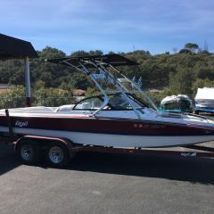 Big Air Cuda tower - Big Air Super Shadow Bimini - 1998 Tige 2002 - Polished Aluminum-wakeboard tower (2)