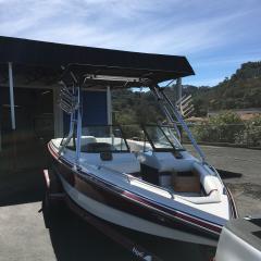 Big Air Cuda tower - Big Air Super Shadow Bimini - 1998 Tige 2002 - Polished Aluminum-wakeboard tower (3)