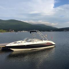 Big Air Cuda tower - 2005 Yamaha SX230 - Collapsible Bimini - Polished Aluminum - wakeboard tower (3)