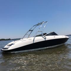 Big Air Cuda tower - 2005 Yamaha sx230 - Polished Aluminum - Wakeboard tower