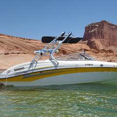 Big Air Cuda tower- 2006 Yamaha SR210- Anodized Aluminum -wakeboard tower (2)