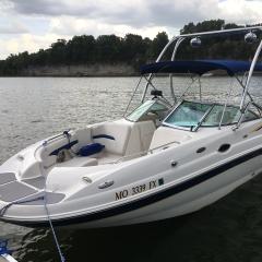 Big Air Haus tower - 2002 Chaparral 243 Sunesta - Polished Aluminum - wakeboard tower (1)
