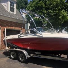 Big Air Haus Tower - 2015 Stingray - Polished Aluminum - Wakeboard Tower