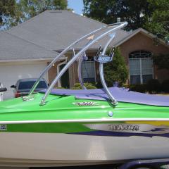 Big Air Ice Tower - Baja 20 Custom - polished - aluminum - wakeboard tower