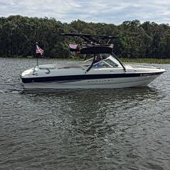 Big Air Ice tower - 2004 Bayliner 185 - Black Aluminum - Wakeboard tower