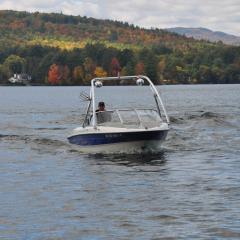 Big Air Ice tower - 2006 Bayliner - 185 - Polished Aluminum - Bullet Speaker - Hydro Rack - Wakeboard tower
