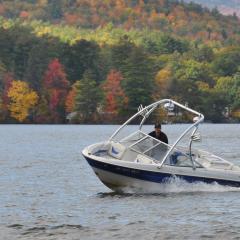 Big Air Ice tower - 2006 Bayliner - 185 - Polished Aluminum - Bullet Speaker - Hydro Rack - Wakeboard tower