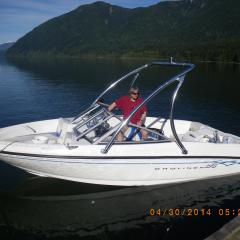 Big Air Ice tower - Bayliner - 175 - Polished Aluminum - Wakeboard tower