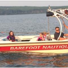 Big Air Ice tower - 1989 Correct Craft - Barefoot Nautique - Anodized Aluminum - Wakeboard tower