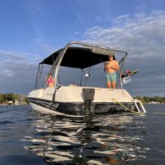 Big Air Ice Tower - polished aluminum - 2000 Four Winns funship 214-2