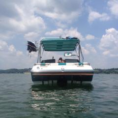 Big Air Ice tower - 1988 Glasstream 182 - Polished Aluminum - Wakeboard tower (3)