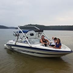 Big Air Ice tower - 2007 Glastron 185 gt - Polished Aluminum - wakeboard tower