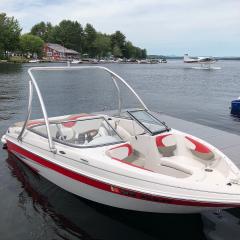 Big Air Ice tower - 2012 Glastron MX 185 - Polished Aluminum - wakeboard tower