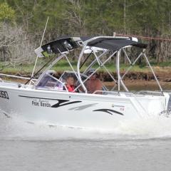 Big Air Ice Tower - 2013 Horizon - Seabreeze - Polished Aluminum Wakeboard tower