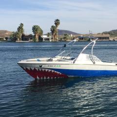 Big Air Ice - 1989 Larson - Lazer - Polished Aluminum - Wakeboard tower