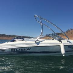 Big Air Ice - 2005 Larson - 180 - Polished Aluminum - Wakeboard tower