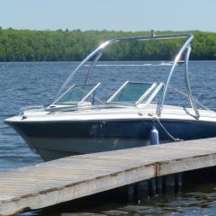 Big Air Ice Tower -  Larson - blue - polished - aluminium - wakeboard tower