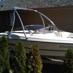 Big Air Ice Tower- Larson - polished - aluminium - wakeboard tower