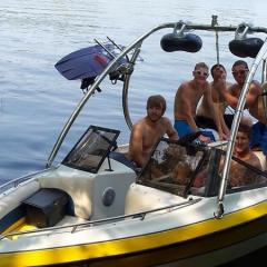 Big Air Ice - 1990 Malibu - Sunsetter - Polished Aluminum - Wakeboard tower