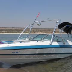 Big Air Ice Tower - Mariah - wakeboard rack - polished - aluminium - wakeboard tower