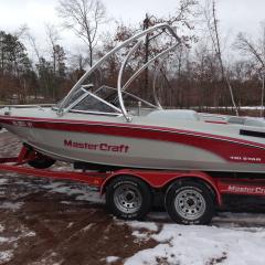 Big Air Ice Tower - Mastercraft - Tri Star  190 - polished - aluminium - wakeboard tower