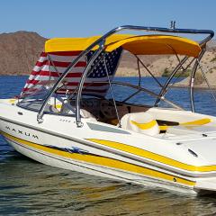 Big Air Ice Tower - 2004 Maxum 2000 SR3 - Polished Aluminim - Wakeboard tower
