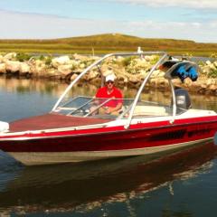 Big Air Ice tower - 1992 Maxum - Polished Aluminum - Wakeboard tower (1)