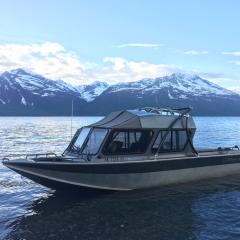 Big Air Ice tower - 2004 North River Commander - Black Aluminum - wakeboard tower (2)