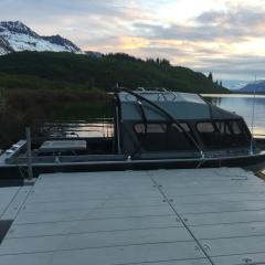 Big Air Ice tower - 2004 North River Commander - Black Aluminum - wakeboard tower (3)
