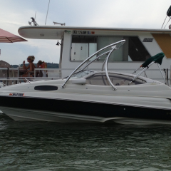 Big Air Ice Tower - Regal - 2150 SLC - bimini - polished aluminium - wakeboard tower