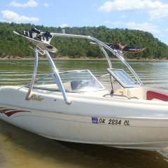 Big Air Ice Tower -  Rinker - polished - aluminium - wakeboard tower