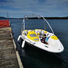 Big Air Ice Tower - 2006 SeaDoo Speedster 215 - polished aluminum -wakeboard tower (1)