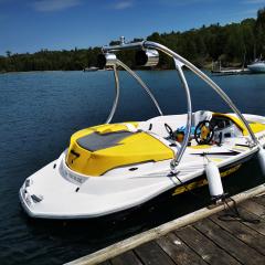 Big Air Ice Tower - 2006 SeaDoo Speedster 215 - polished aluminum -wakeboard tower (2)