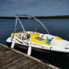 Big Air Ice Tower - 2006 SeaDoo Speedster 215 - polished aluminum -wakeboard tower (3)