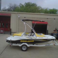 Big Air Ice Tower -  SeaDoo - Sportster - SS Bimini - polsihed - aluminium - wakeboard tower